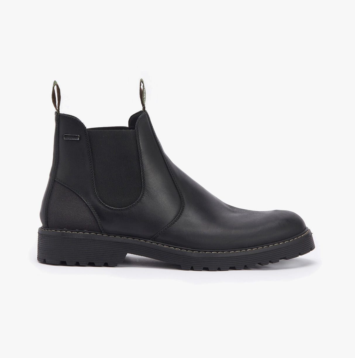Barbour PATTON Mens Chelsea Boots Black
