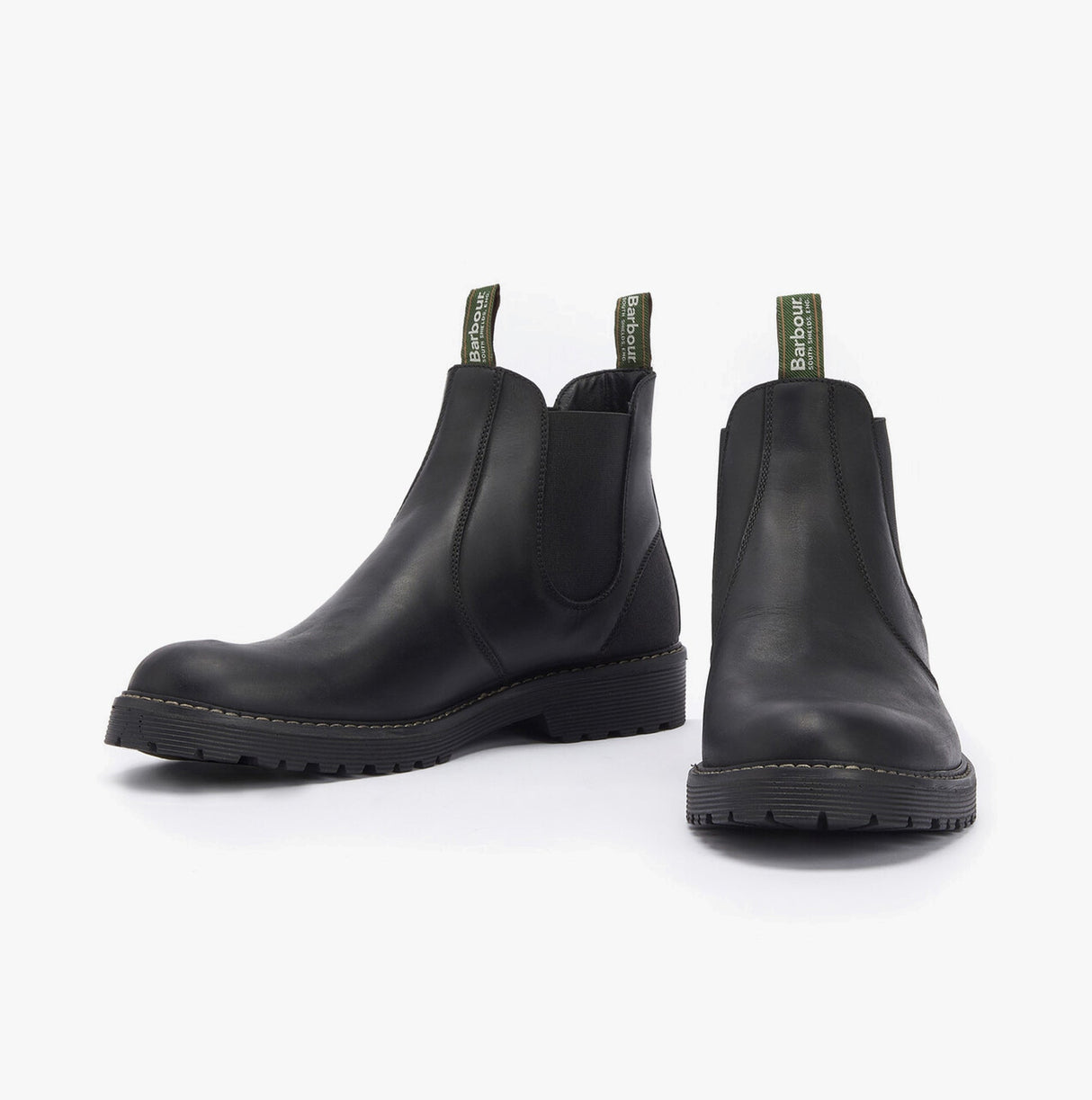 Barbour PATTON Mens Chelsea Boots Black