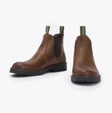 Barbour PATTON Mens Chelsea Boots Teak