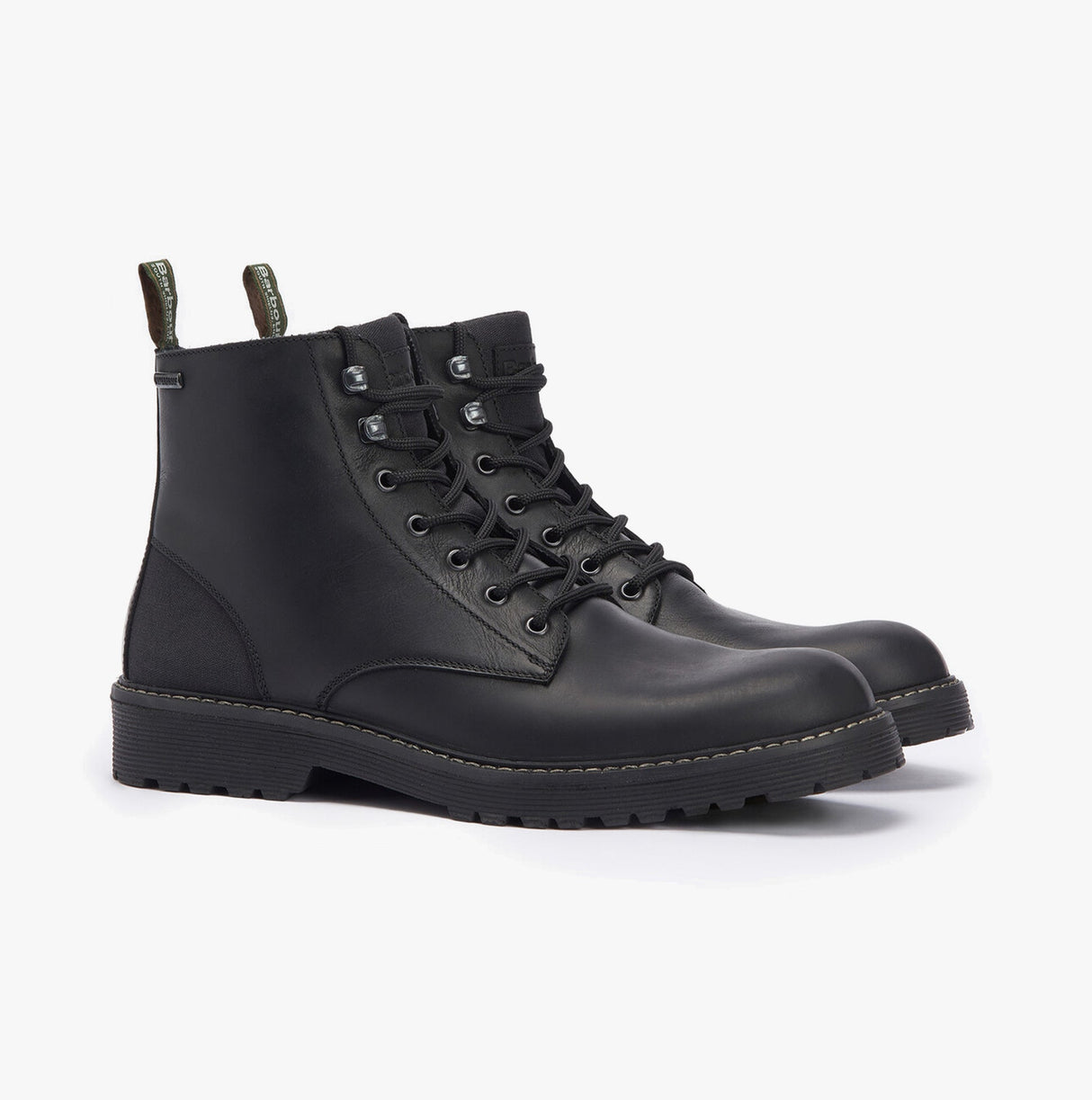 Barbour HARVEY Mens Derby Boots Black