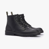 Barbour HARVEY Mens Derby Boots Black
