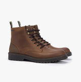 Barbour HARVEY Mens Derby Boots Teak