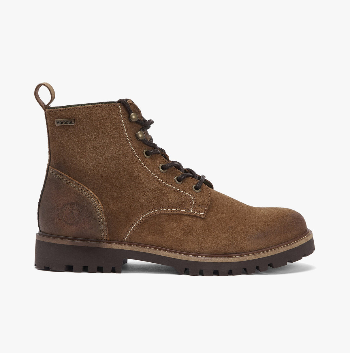 Barbour FOGGY Mens Derby Boots Cognac