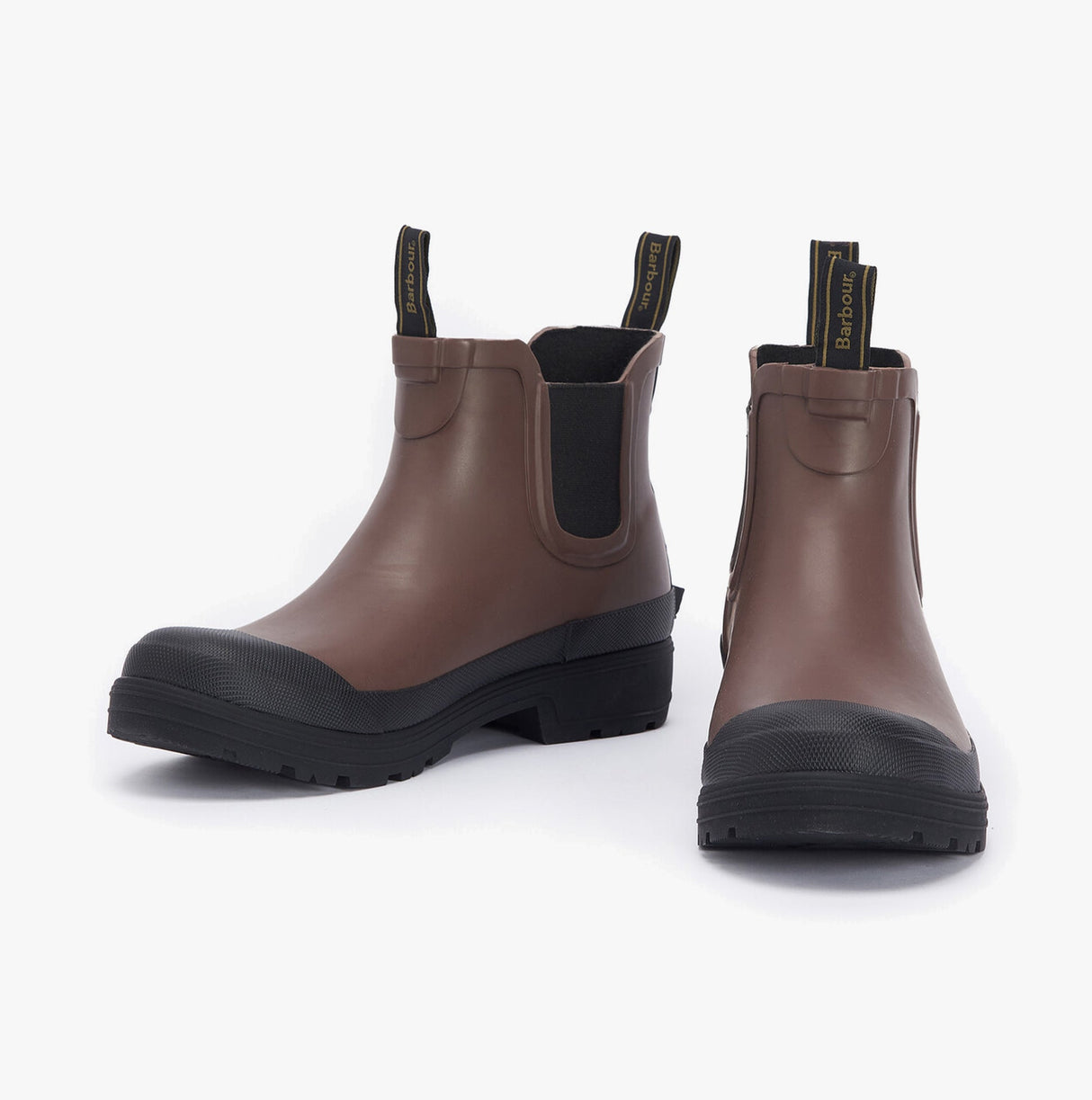 Barbour STORM Mens Chelsea Wellies Dark Sand/Black