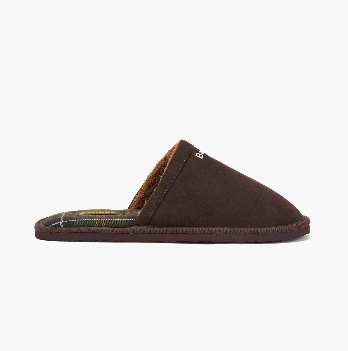 Barbour EVERITT Mens Mule Slippers Brown