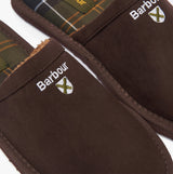 Barbour EVERITT Mens Mule Slippers Brown