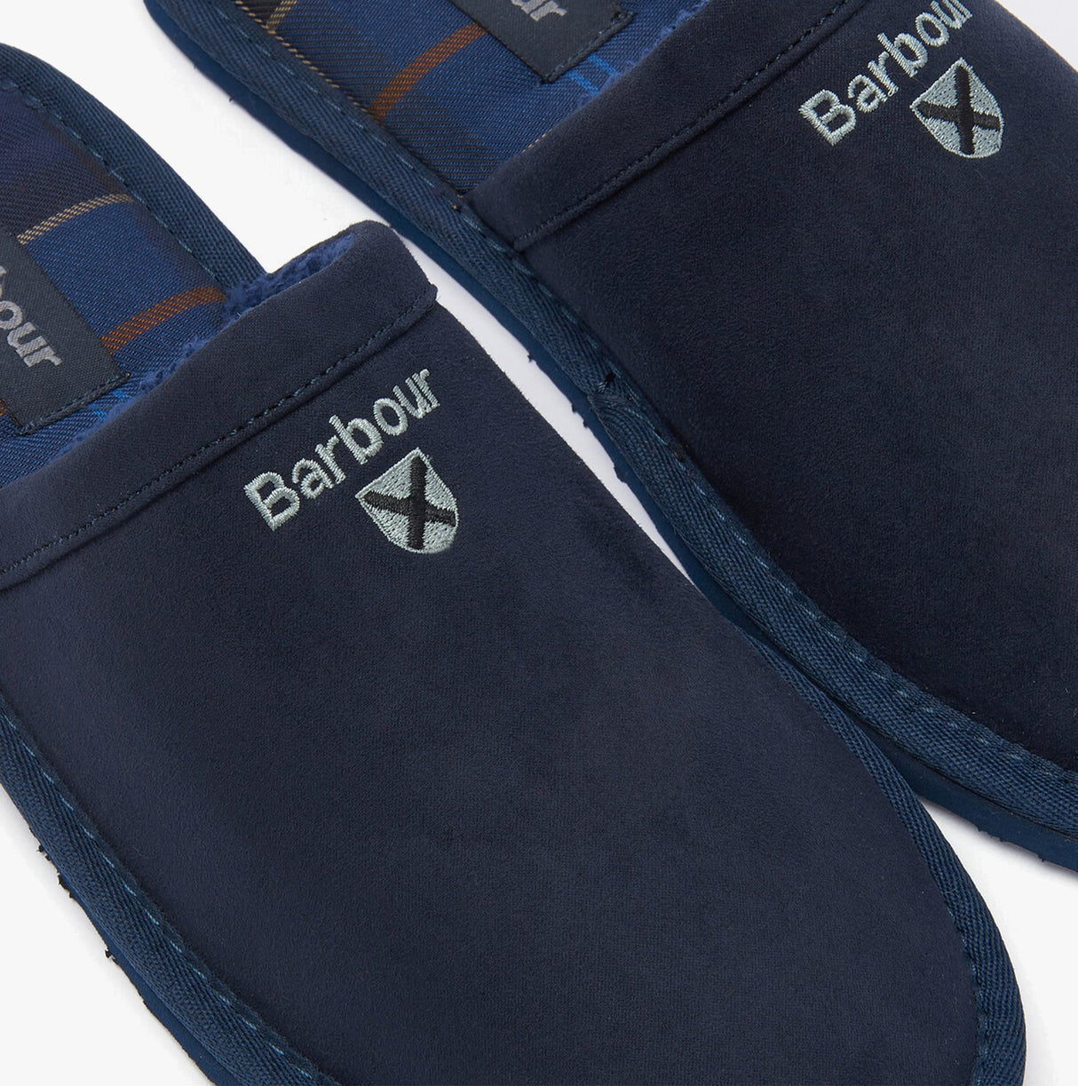 Barbour EVERITT Mens Mule Slippers Navy