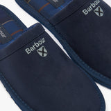 Barbour EVERITT Mens Mule Slippers Navy