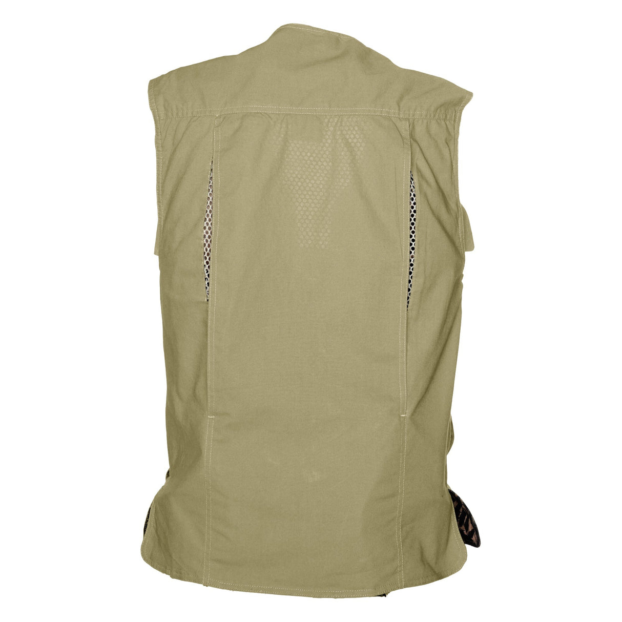 Vent Back Livingstone Vest for Men - Khaki
