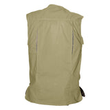 Vent Back Livingstone Vest for Men - Khaki