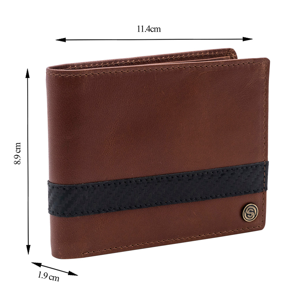 Silver Street London BRESWELL Mens Bi-Fold Wallet Brown