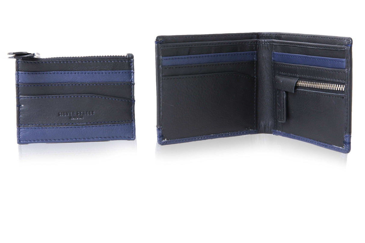 Silver Street London TURIN Mens Wallet Blue