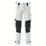 Mascot Adanced 17079 Water-Repellent Stretch Kneepad Work Trouser White