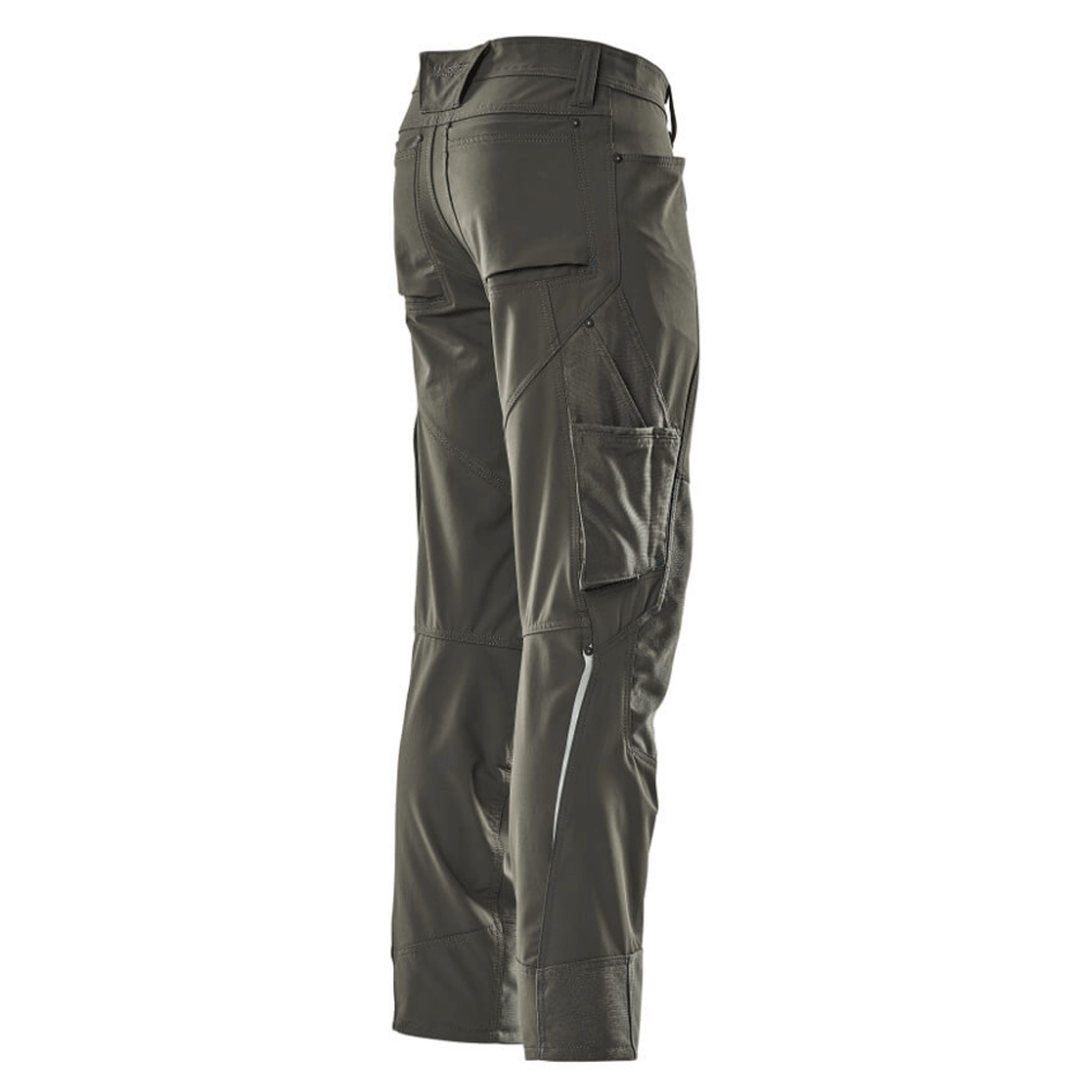 Mascot Advanced 17179 Ultimate Stretch Kneepad Work Trousers Dark Anthracite, 44" Waist 35" Leg