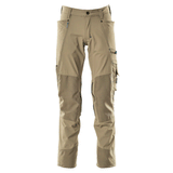 Mascot Advanced 17179 Ultimate Stretch Kneepad Work Trousers Khaki