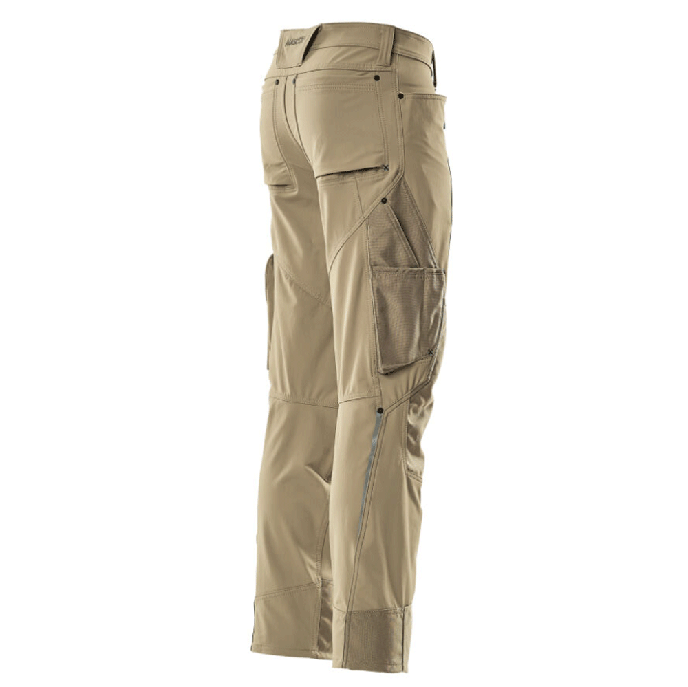 Mascot Advanced 17179 Ultimate Stretch Kneepad Work Trousers Khaki