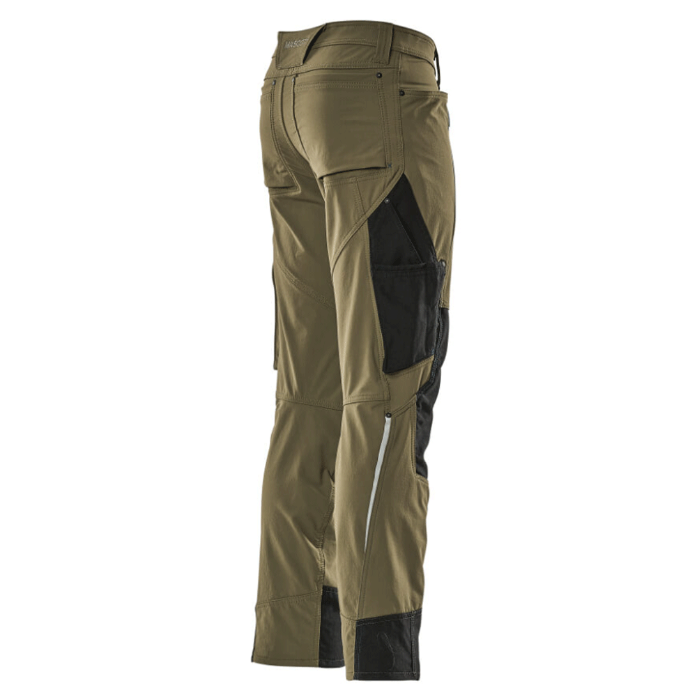 Mascot Advanced 17179 Ultimate Stretch Kneepad Work Trousers Moss Green
