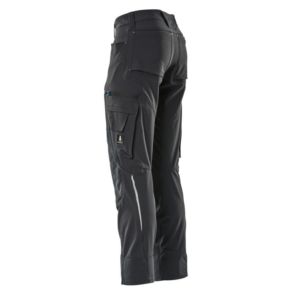 Mascot Advanced 17179 Ultimate Stretch Kneepad Work Trousers Dark Navy, 32" Waist 30" Leg