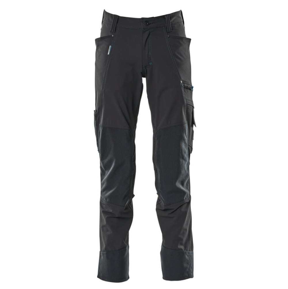 Mascot Advanced 17179 Ultimate Stretch Kneepad Work Trousers Dark Navy, 32" Waist 30" Leg