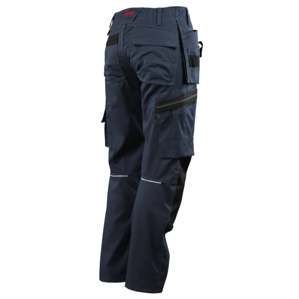 Mascot Lindos 07379 Kneepad Holster Pocket Work Trousers Navy Blue