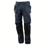 Mascot Lindos 07379 Kneepad Holster Pocket Work Trousers Navy Blue