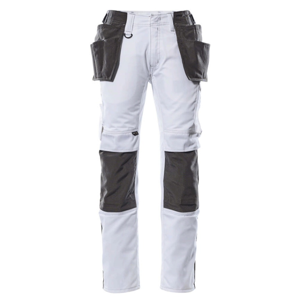 Mascot Unique 17631 Kassel Kneepad Holster Pocket Trousers White