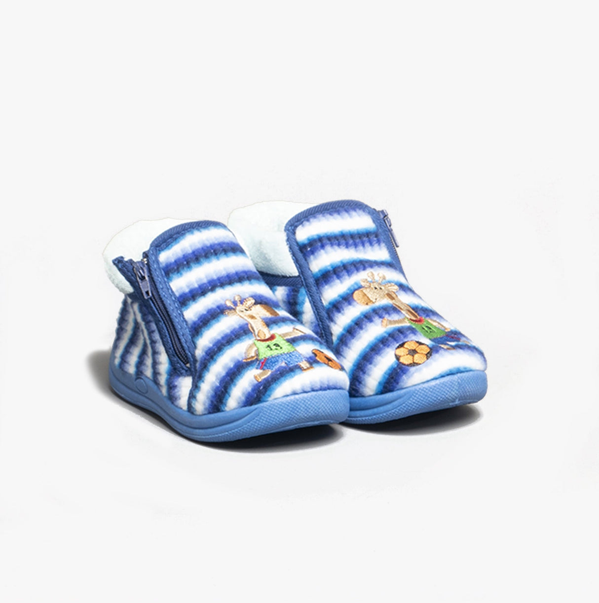 Mirak SAFARI Boys Boot Slippers Blue