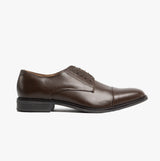 Mister Carlo MASON Mens Toe Cap Derby Shoes Brown