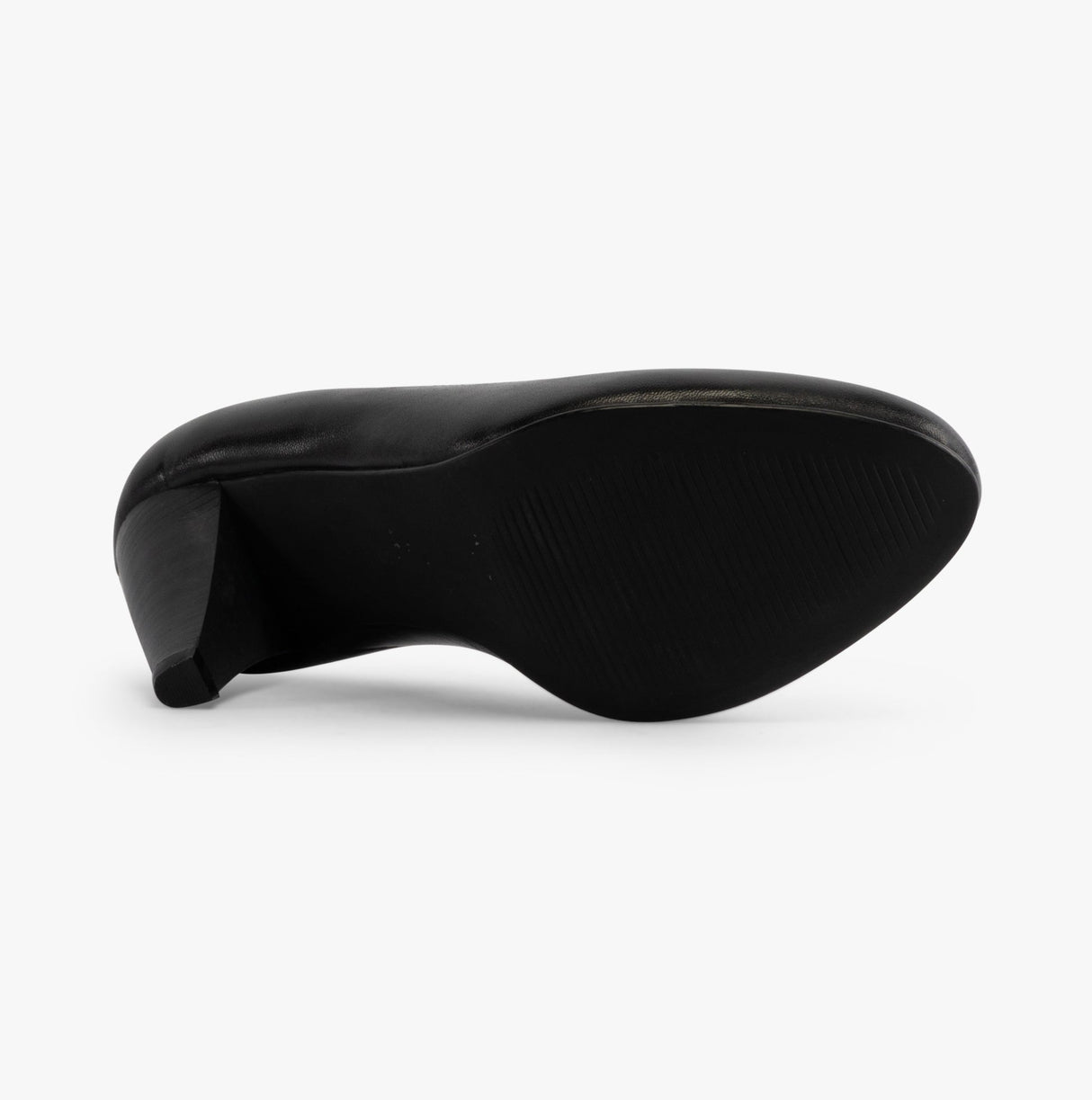 Mod Comfys JASMIN Womens Leather Court Shoes Black