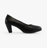 Mod Comfys JULIETTA Womens Leather Court Shoes Black