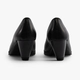 Mod Comfys JULIETTA Womens Leather Court Shoes Black