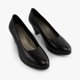 Mod Comfys JULIETTA Womens Leather Court Shoes Black