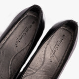 Mod Comfys CELIAS Womens Leather Court Shoes Black