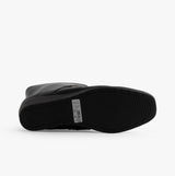 Mod Comfys BERNADETTA Womens Leather Zip Ankle Boots Black