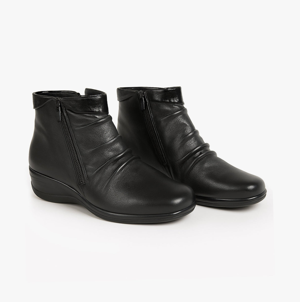 Mod Comfys L215A Womens Ankle Boots Black