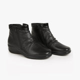Mod Comfys L215A Womens Ankle Boots Black