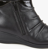 Mod Comfys L215A Womens Ankle Boots Black