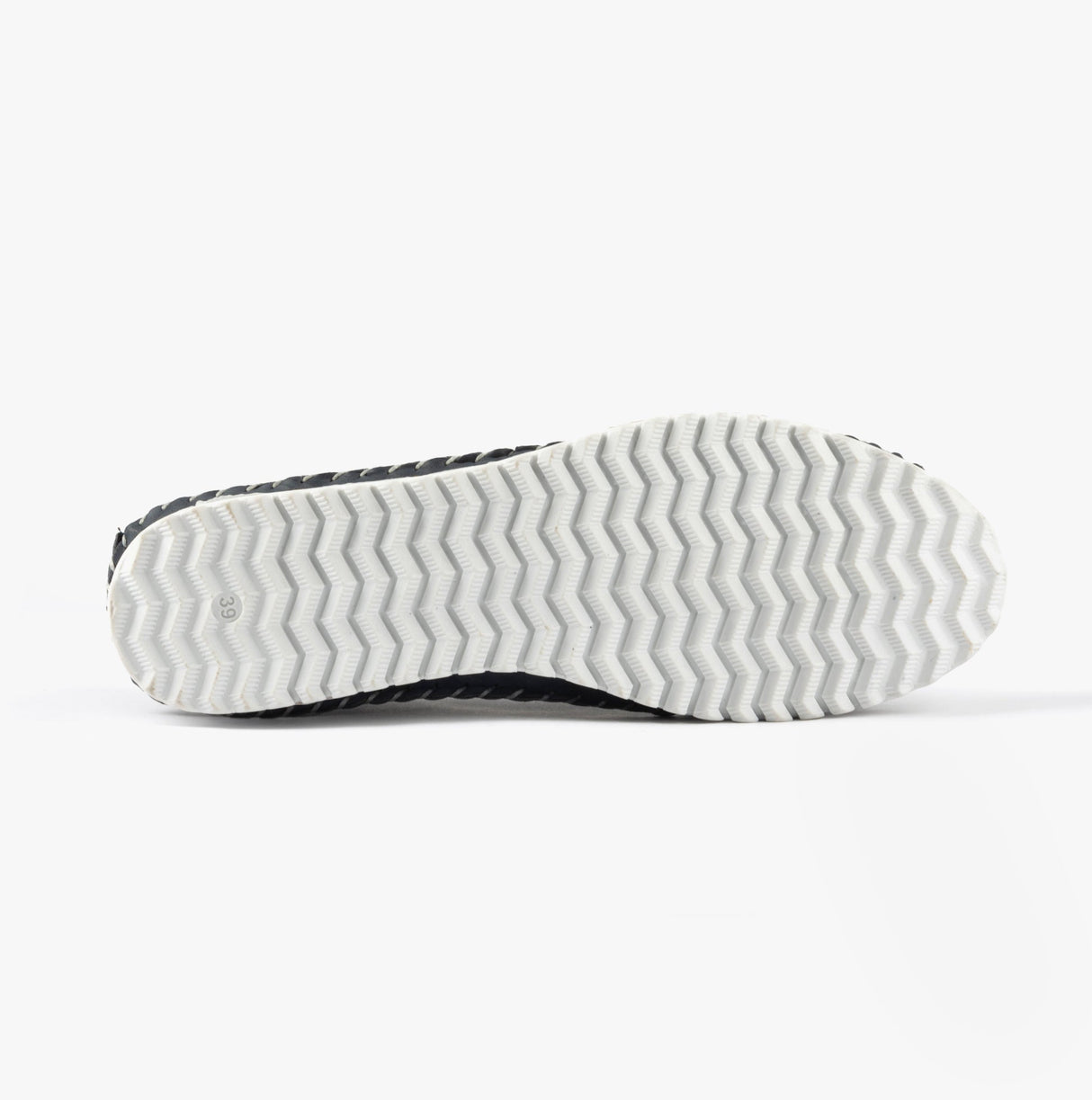 Mod Comfys L988NC Womens Soft Leather Lace-Up Shoes Navy