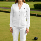 Ladies Bowls Logo Cardigan