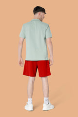 Embroidered P Shorts