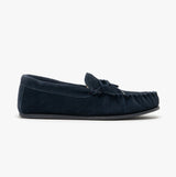 Mokkers LILY Womens Moccasin Slippers Navy