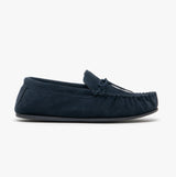 Mokkers BRUCE Mens Moccasin Slippers Navy