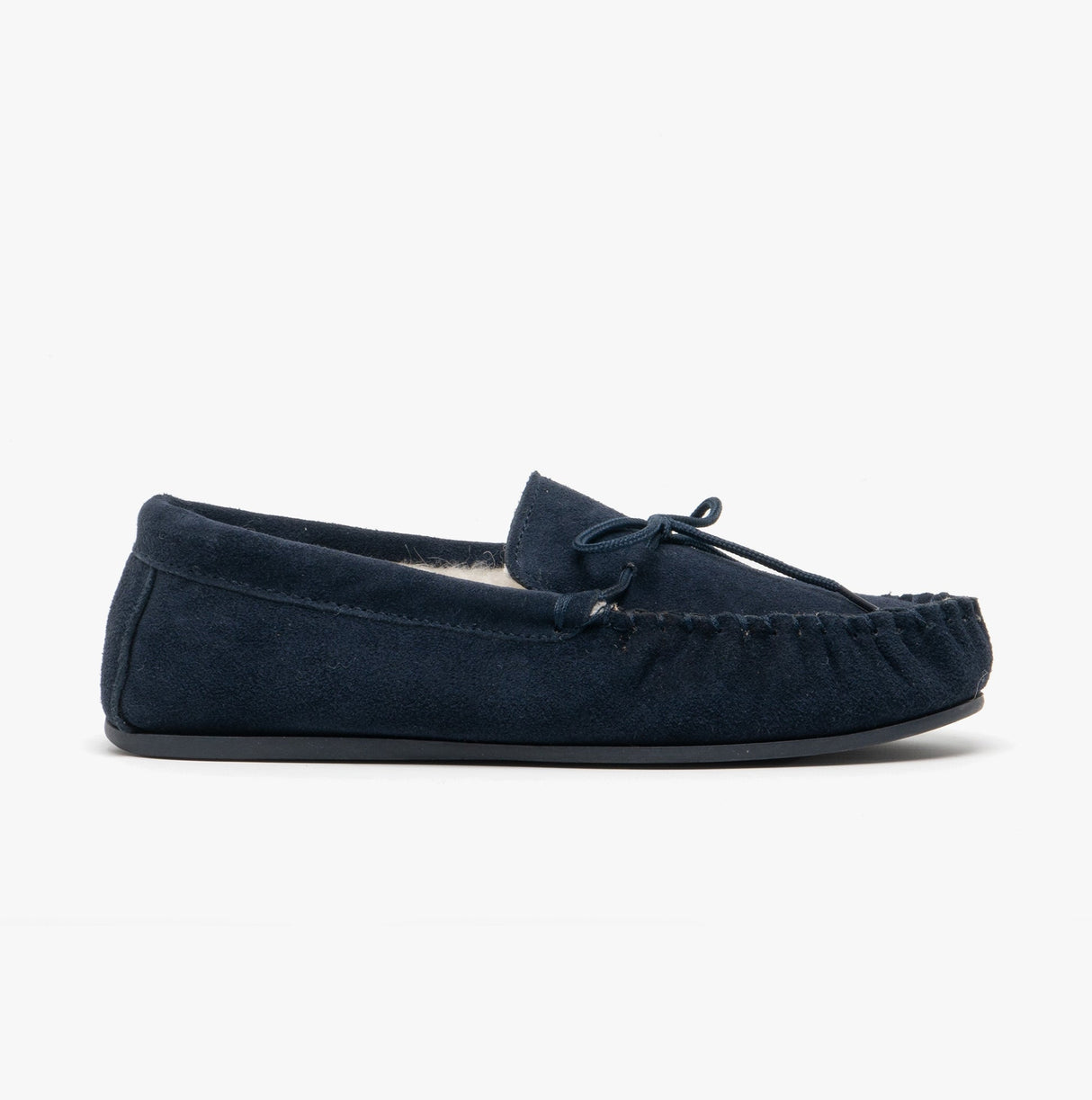 Mokkers OLIVER Mens Moccasin Slippers Navy