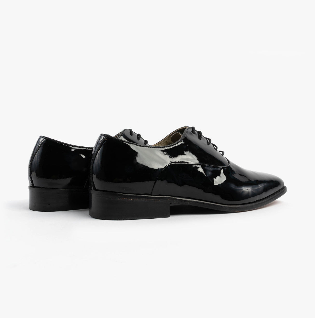Montecatini Mens Patent Leather Evening Oxford Shoes Black