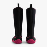 Muck Boots HALE Womens Wellington Boots Black/Pink