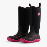 Muck Boots HALE Womens Wellington Boots Black/Pink