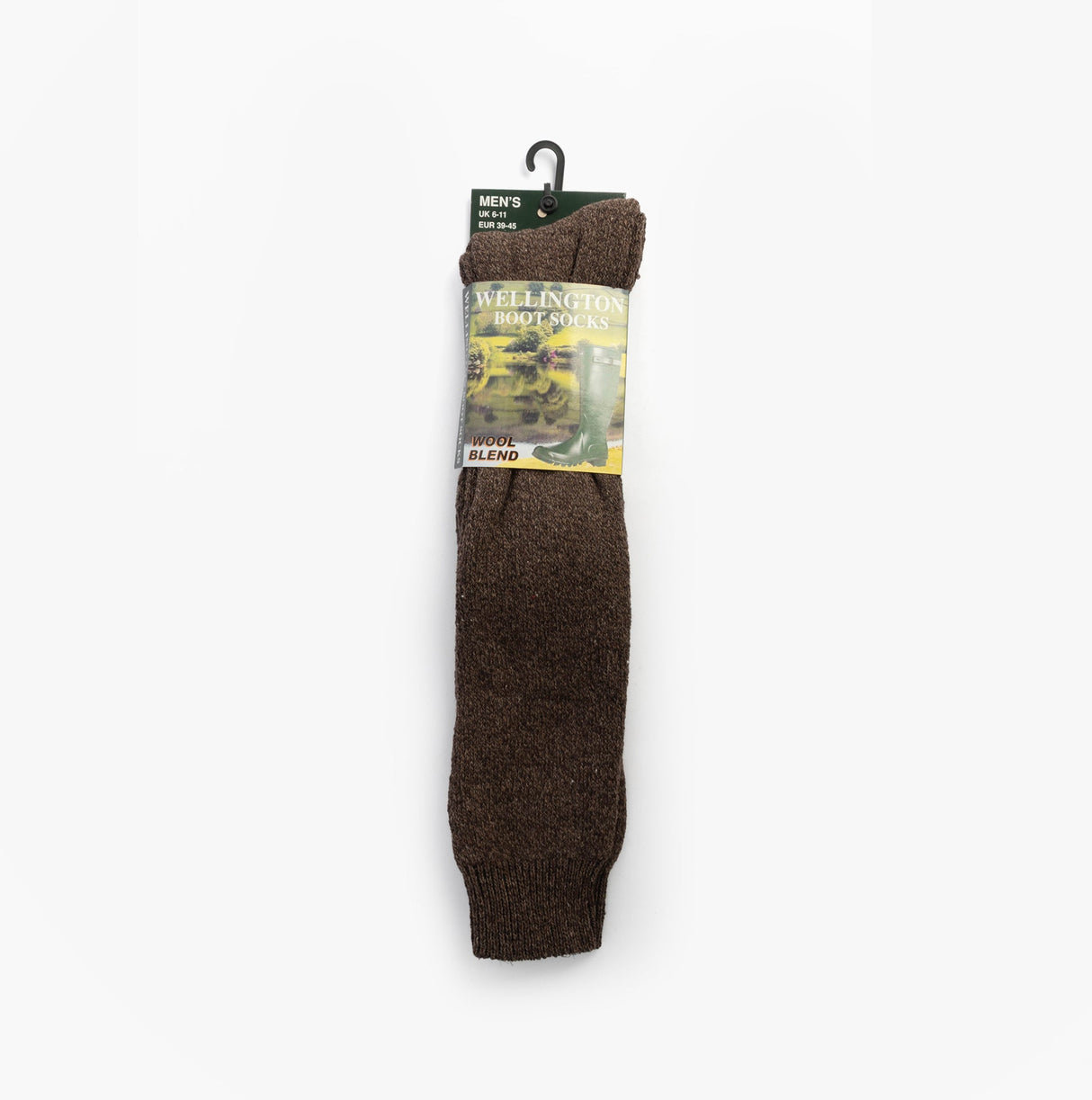 Mud Dogs Mens Welly Boot Socks Brown