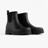 Mud Dogs BROOKE Womens Ankle Neoprene Wellies Black