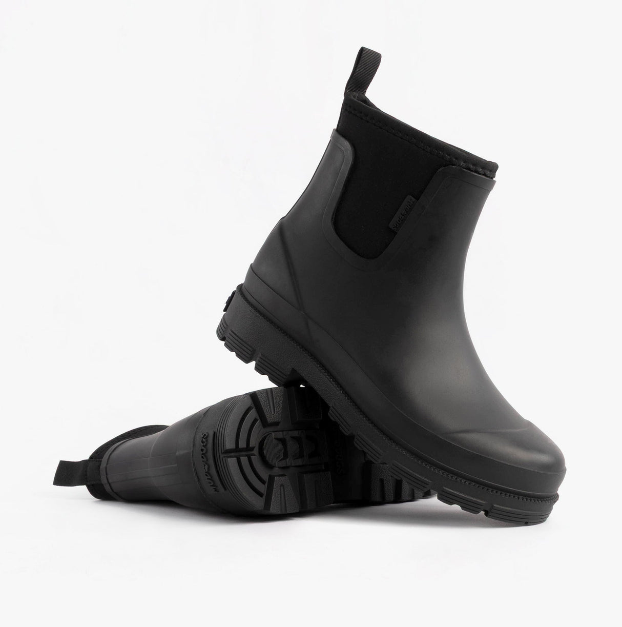 Mud Dogs BROOKE Womens Ankle Neoprene Wellies Black