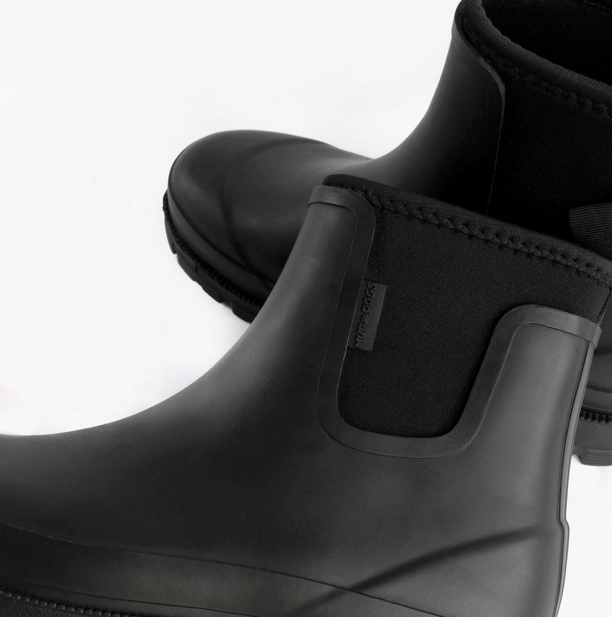 Mud Dogs BROOKE Womens Ankle Neoprene Wellies Black